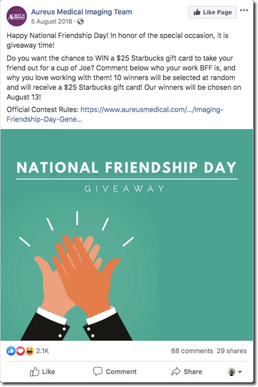 Friendship Day contest ideas: Terms&Conditions