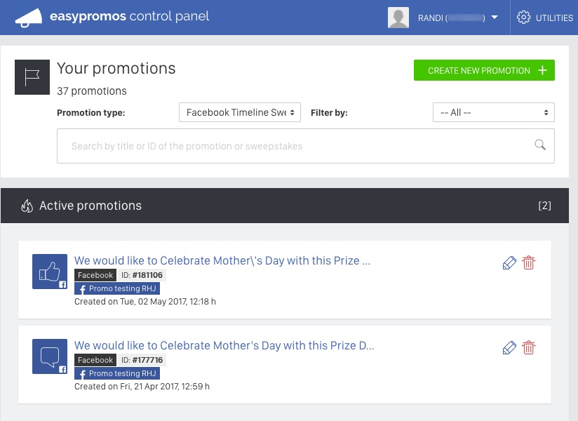Facebook_Sweepstakes_list_control_panel