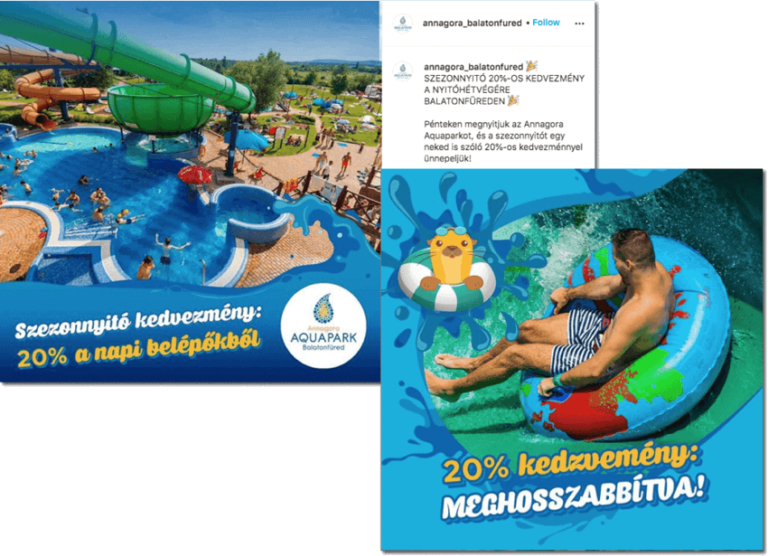 aquapark coupon app campaign