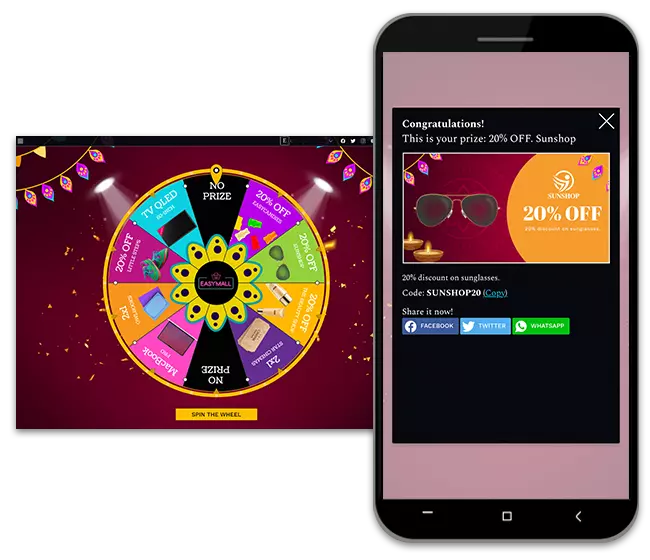 Diwali prize wheel app