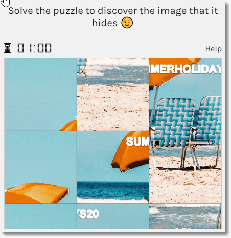 Hidden code. idea for a branded puzzle 