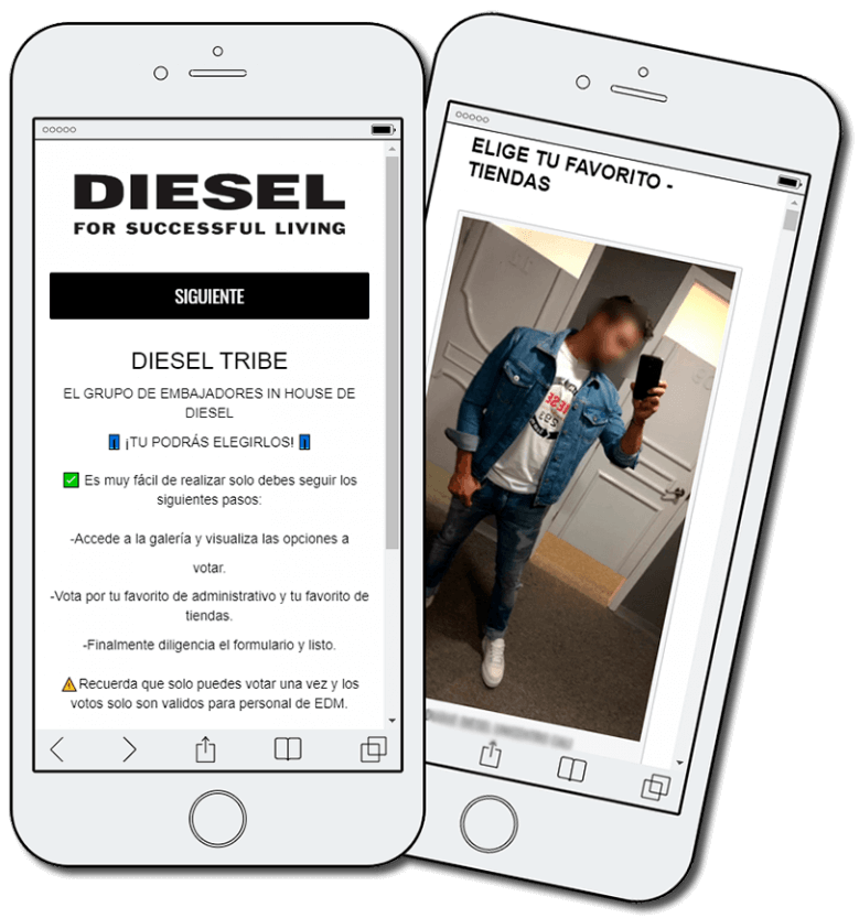 Employee engagement, example from Diesel