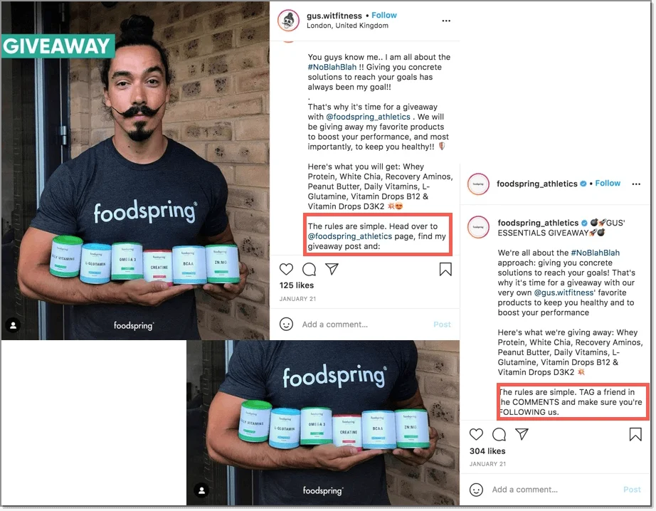 Instagram Giveaway Examples (Captions, Tips & More) - ShareThis