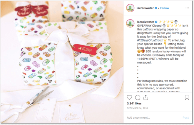 Instagram Christmas campaign ideas