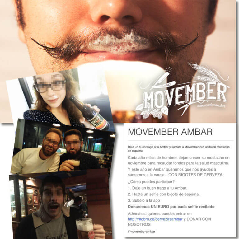 Movember promotion idea from Ambar, selfie contest