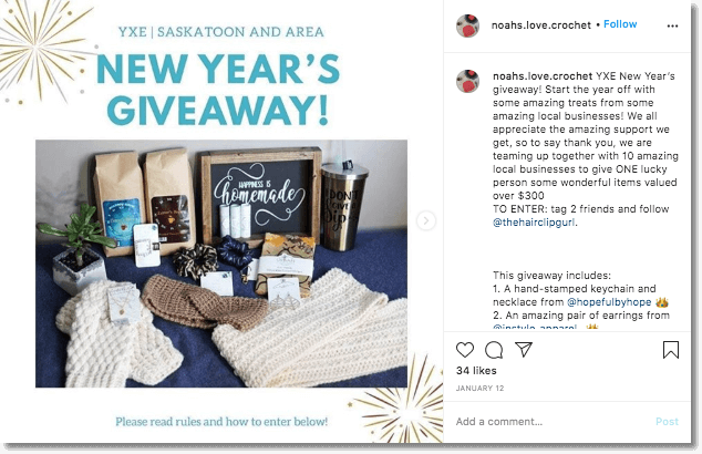 Community New Year's Giveaways!