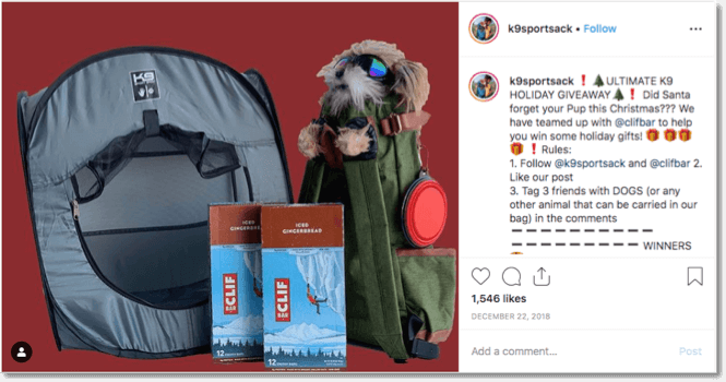 12 Holiday Instagram Giveaway Ideas & Examples