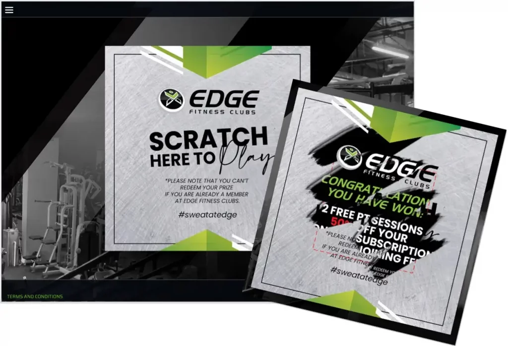 edge fitness scratch and win promotion