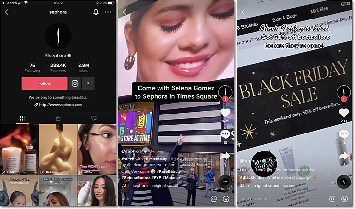 how to promote beauty products example from tiktok