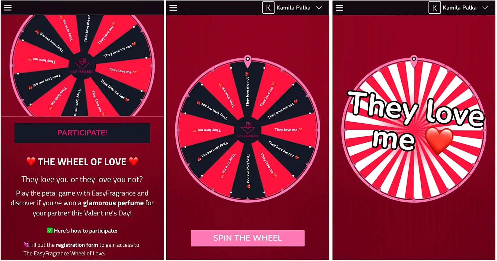 spin the wheel beauty products