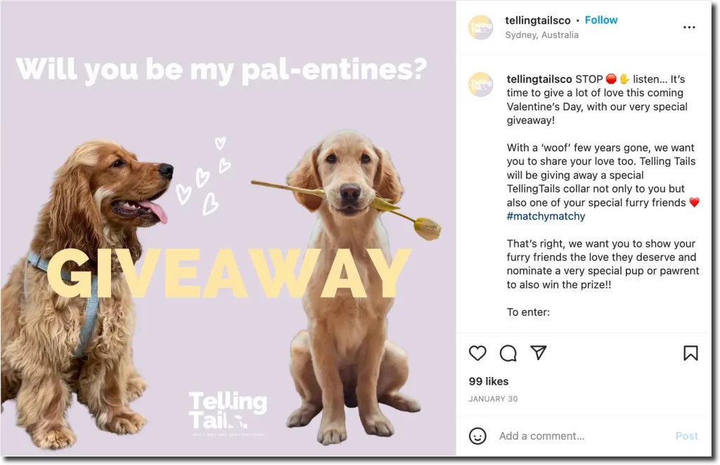 Instagram Giveaway Ideas Valentine's