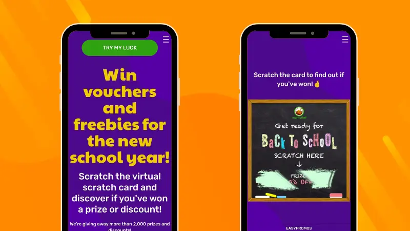 Back to School Marketing Ideas: Scratch & Win 