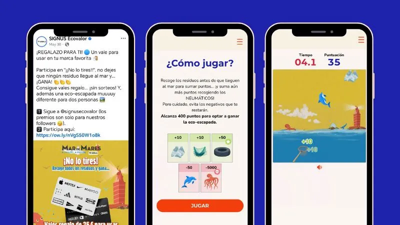 juego lluvia objetos signus océano