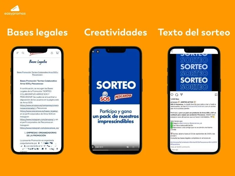 Crea el contenido que necesitas para lanzar el sorteo online