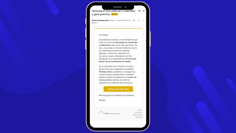 email platform to connect with customers with our app connected with your quiz builder