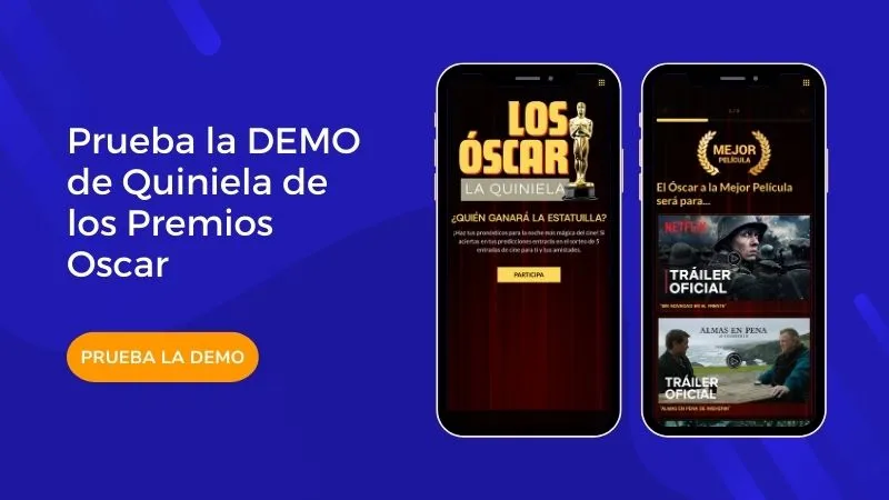 Prueba la DEMO de Quiniela de los Oscar