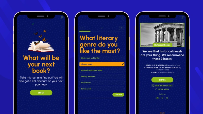 Example of a World Book Day Book Recommender.