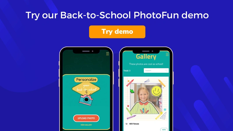 Back To School PhotoFun demo