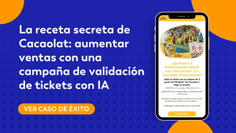Campaña de validación de tickets de Cacaolat