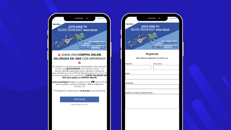 Blue Monday giveaway with registration