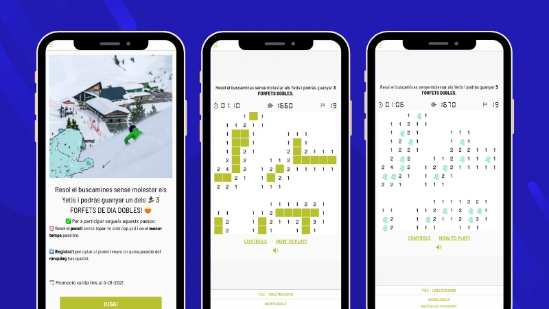 Winter sport marketing game example