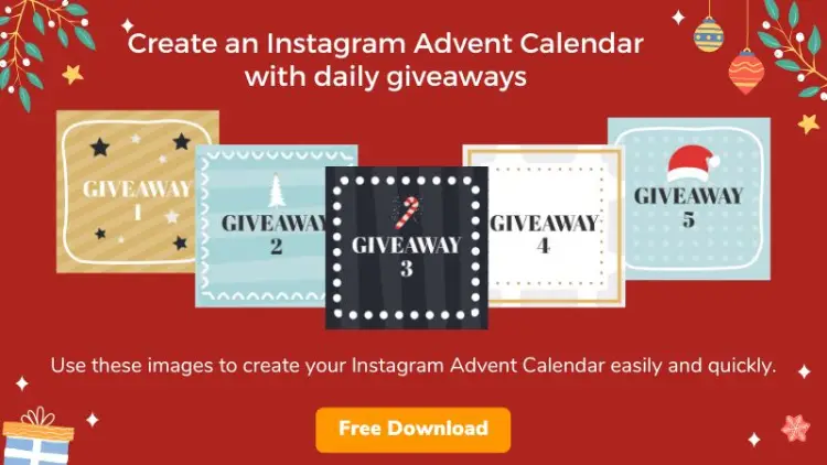 Download Instagram Advent Calendar Images