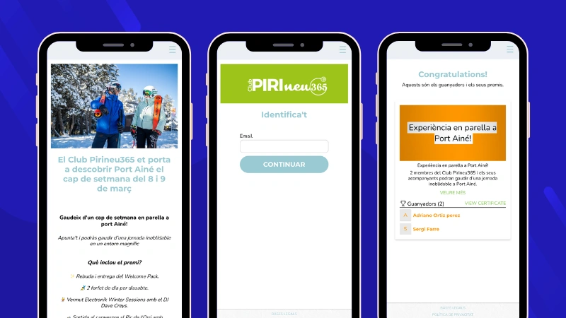 Ski sports loyalty club example