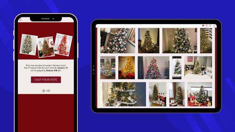 Christmas contest ideas: Xmas tree contest