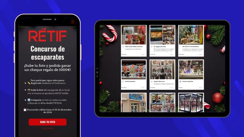 Christmas Contest Ideas: Retif window display contest