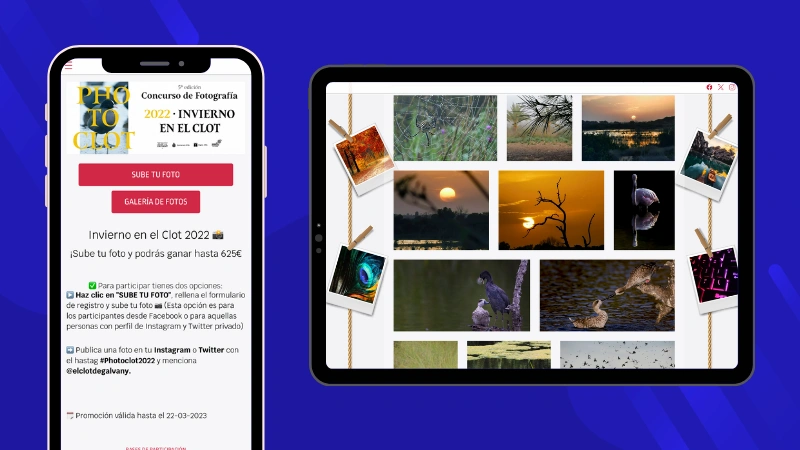 Ejemplo de concurso de fotos de invierno de El Clot
