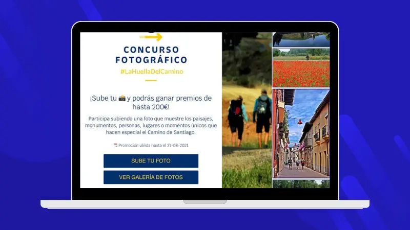 ejemplo de concurso de Correos y el Camino de Santiago