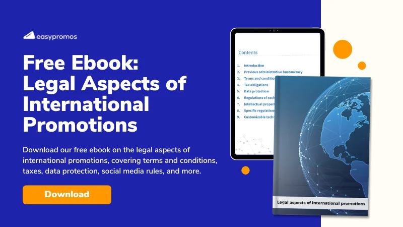 Free Ebook: Legal Aspects of International Promotions by Easypromos