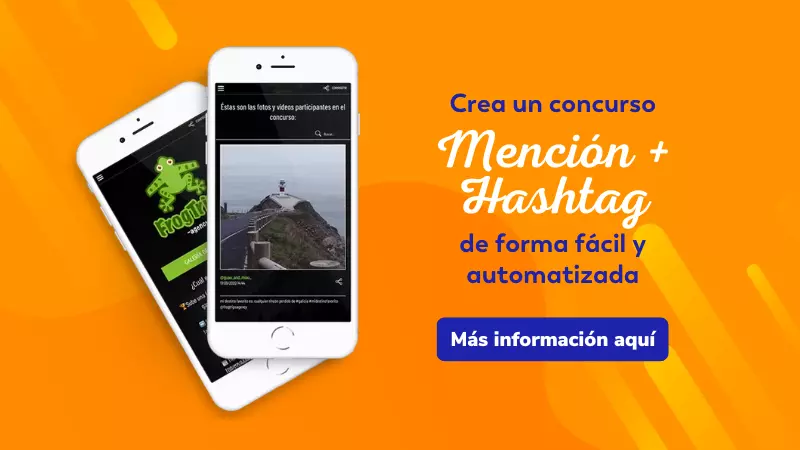 crea un concurso mención + hashtag en instagram