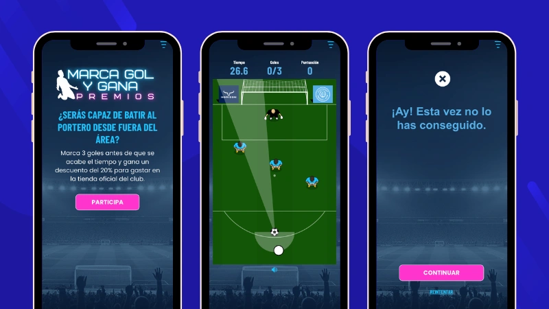 Ejemplo de juego interactivo libre directo