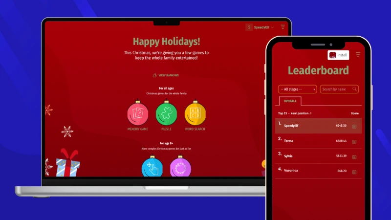 Christmas Multi-Game demo by Easypromos
