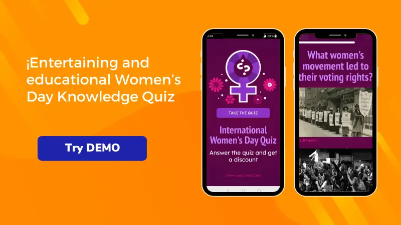Women's Day Knowledge Quiz demo