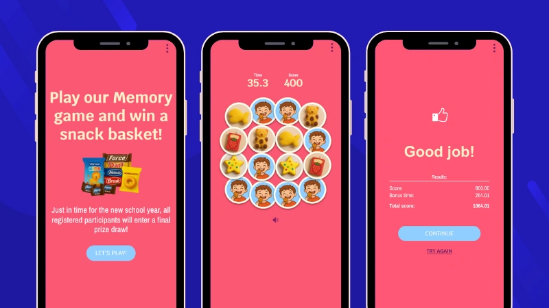 Back to School Contest Idea: Memory Game