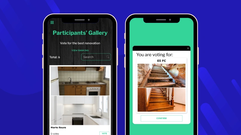 Example of a DIY renovation contest