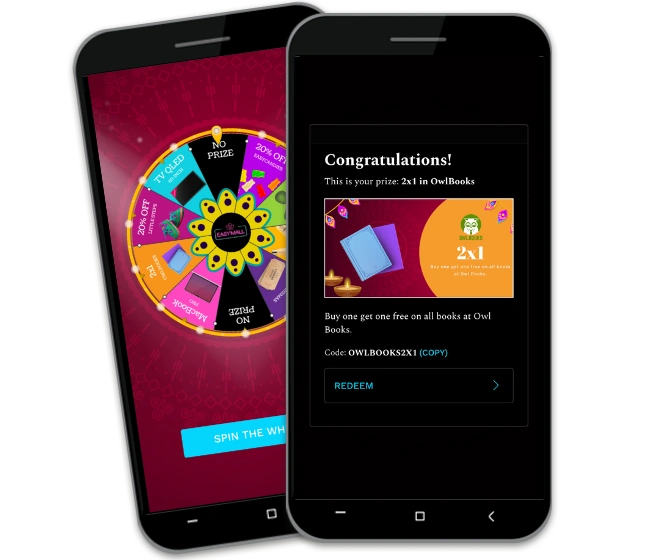 Diwali prize wheel example
