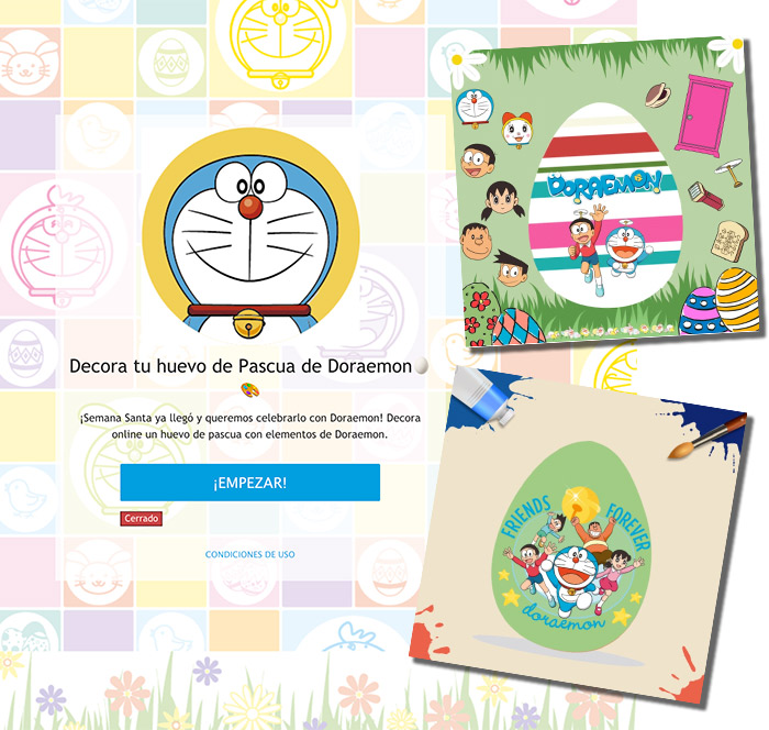 juegos de decorar huevos de pascua: ejemplo de decoración online