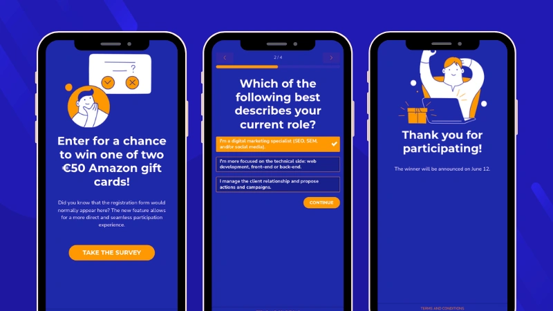 example of a survey for newsletter subscribers