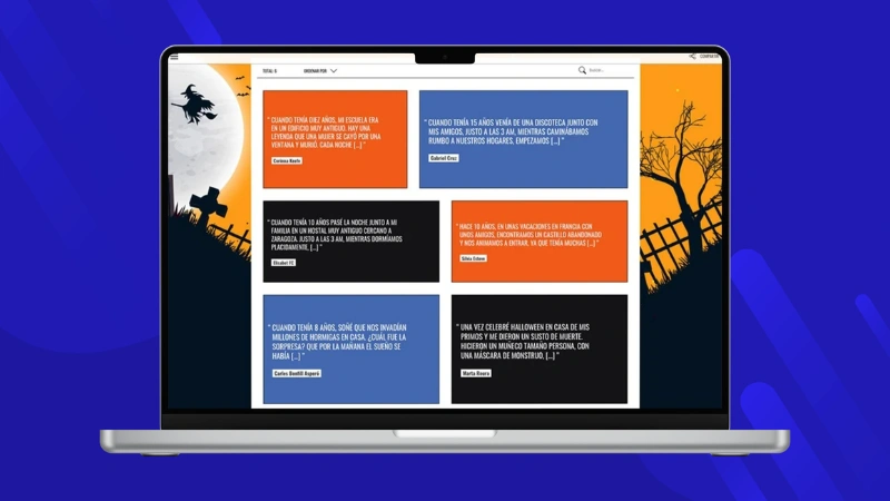 Ejemplo de concurso de historias de terror para Halloween