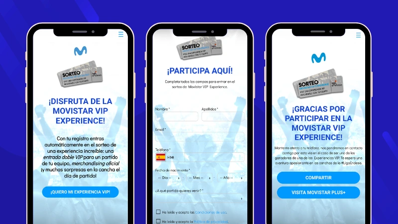 Cómo Movistar promocionó su VIP Experience con un sorteo