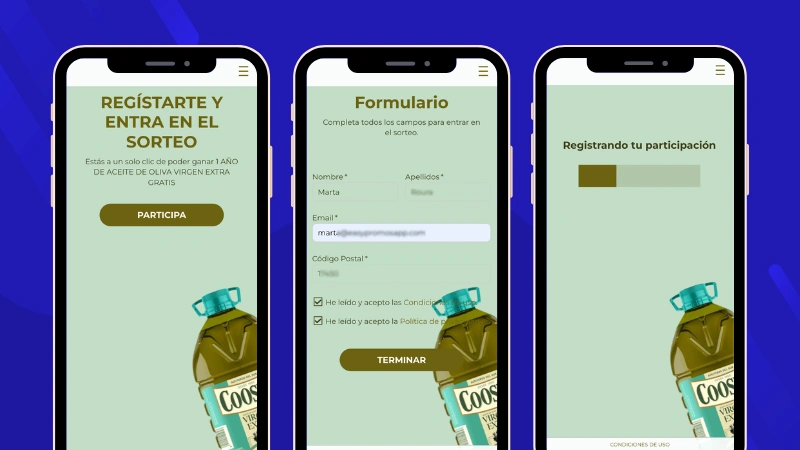 Promociones para centros comerciales: sorteo de supermercados MAS