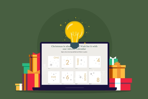 Premium Vector  Christmas advent calendar design decorated with