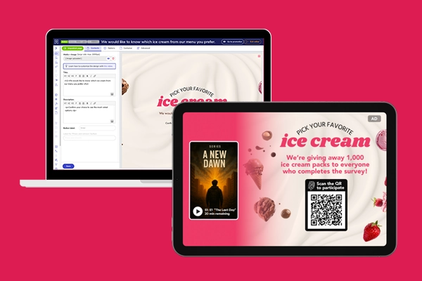Make pause ads an interactive experience