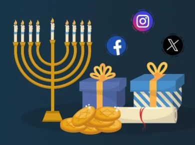 Social media giveaway ideas for Hanukkah