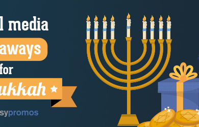 Social media giveaways for Hanukkah|Hannukah Instagram giveaway candy|Hanukkah Twitter giveaway|Hanukkah Facebook giveaway comments|Social media giveaways for Hanukkah||||