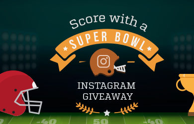 Score with a Super Bowl Instagram giveaway||Image of Super Bowl Instagram giveaway|Image of Super Bowl Instagram giveaway of sports gear||||Score with a Super Bowl Instagram giveaway||||||||