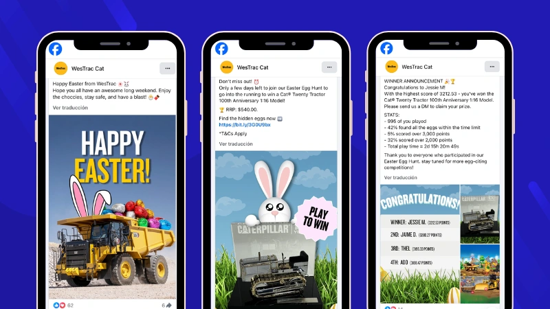 Social media games: hidden objects social media posts